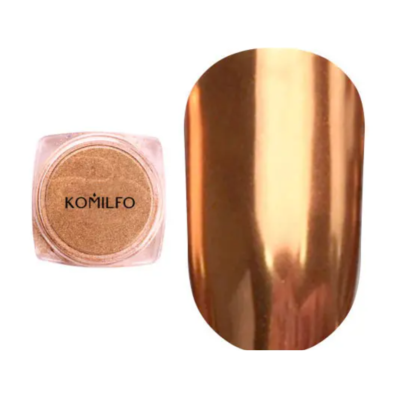 Mirror Powder N°004 (Polvo efecto espejo), Color Bronce, Komilfo, 0,5gr