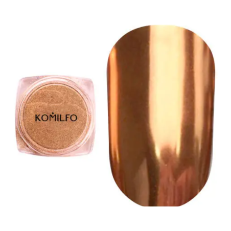 Mirror Powder N°004 (Polvo efecto espejo), Color Bronce, Komilfo, 0,5gr