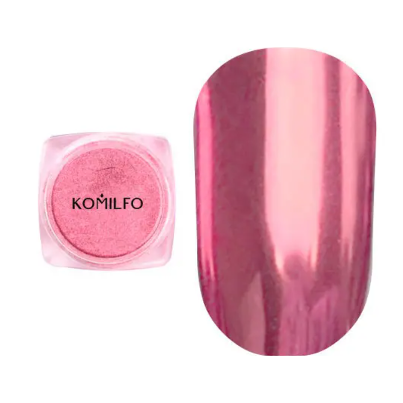Mirror Powder N°010 (Polvo efecto espejo), Color Rosa, Komilfo, 0,5gr
