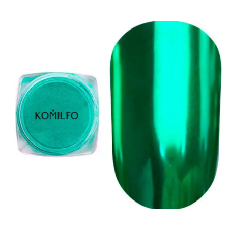 Mirror Powder N°011(Polvo efecto espejo), Color Verde, Komilfo, 0,5gr