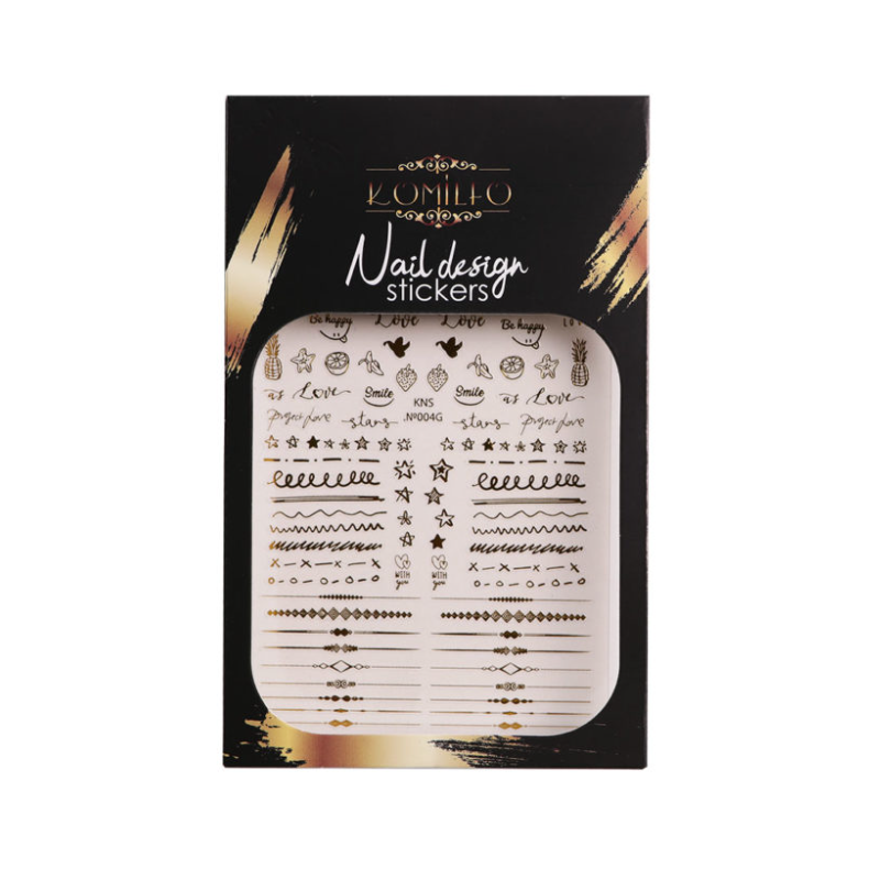 Pegatina Adhesiva Komilfo KNS-N°004G, Dorado