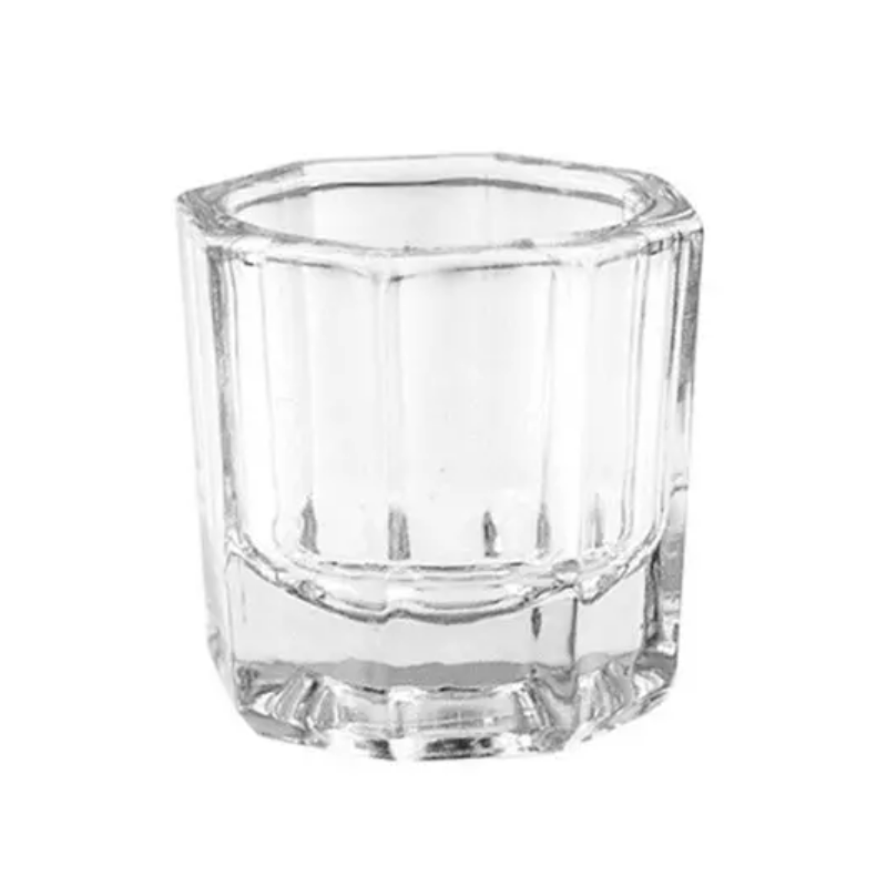 Vasito de cristal para monómero o líquido acrílico