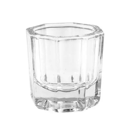 Vasito de cristal para monómero o líquido acrílico