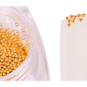 Micro bolitas caviar (metálicas) Komilfo, dorado 0,8mm., 6gr