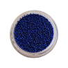 Micro bolitas caviar (metálicas) azul oscuro,  0,6-0,8 mm