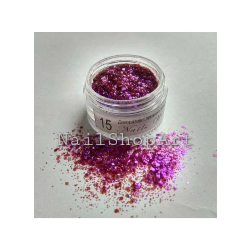 Copos Flash, Brillantes 15, 2,5g