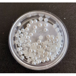 Perlas 01, Blanco Roto, 2mm