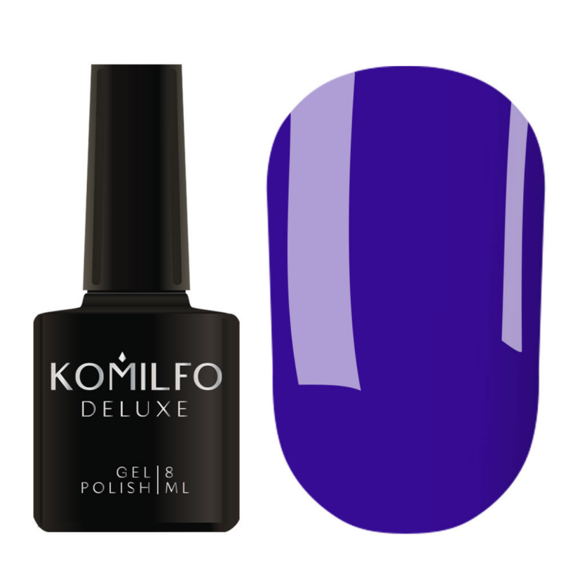 Esmalte Semipermanente D253 Azul Intenso, Komilfo, 8ml