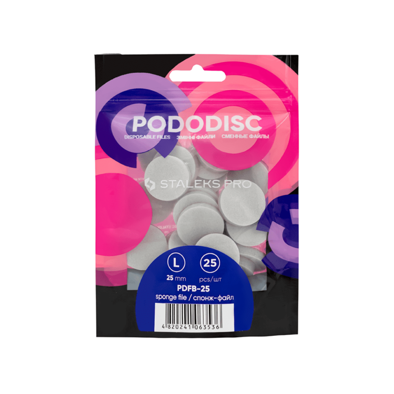 Esponja Pulidora De Limas para Pododisc L Staleks Pro, 25uds