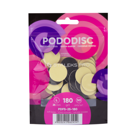 Limas de Recambio Desechables Para Pododisc L, Grano 180, 50uds