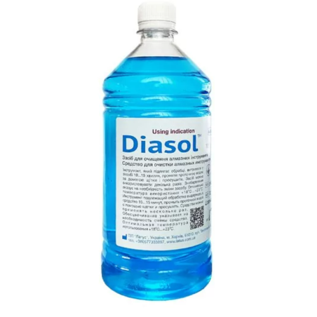 Liquido para limpiar y desinfectar fresas y heramientas de diamante - Diasol, 1000ml