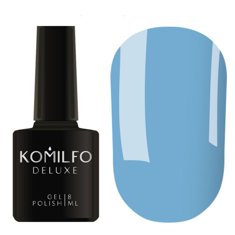 Esmalte Semipermanente D133  Azul Claro, Komilfo,  8 ml