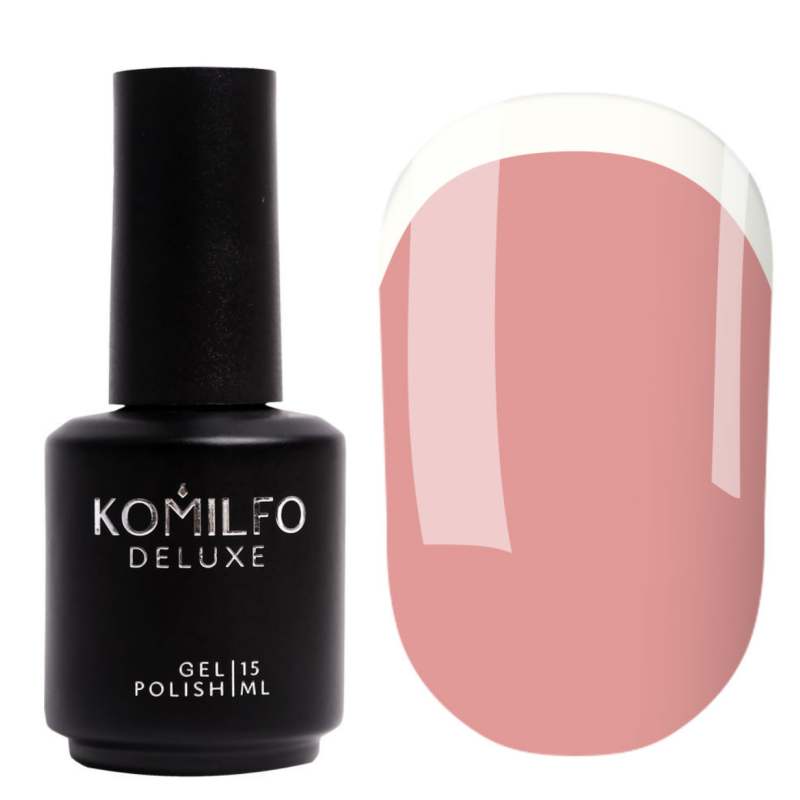 Esmalte semipermanente F006 French Colección Komilfo, Rosa, 15ml