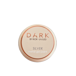 Paint Gel Silver DARK, Efecto Espejo, sin capa pegajosa, 5ml
