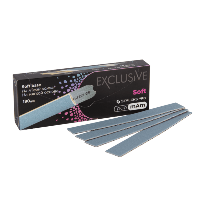 Lima Desechable papmAm Exclusive 20, grano 180, 30uds., Staleks