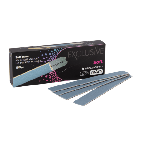 Lima Desechable papmAm Exclusive 20, grano 150, 30uds., Staleks