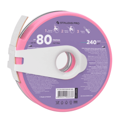 Donut papmAm Lima desechable, Blanco, Grano 240, Staleks