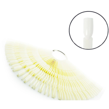 Paleta Muestrario 3 en 1 con aro, natural, Cuadrada, 45uds (135uds)