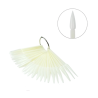 Paleta Muestrario Con Aro, Stiletto , Natural, 50uds