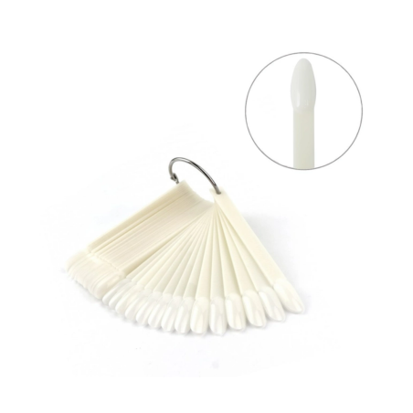 Paleta Muestrario Con Aro, Almendra, Natural, 50uds