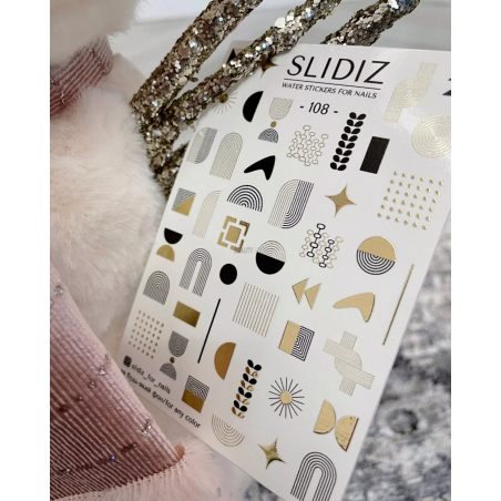 Pegatina al agua con foil Slidiz 108