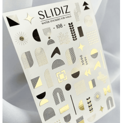 Pegatina al agua con foil Slidiz 108