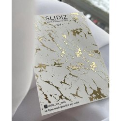 Pegatina al agua con foil...