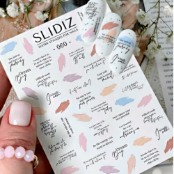 Pegatina al agua Slidiz 060