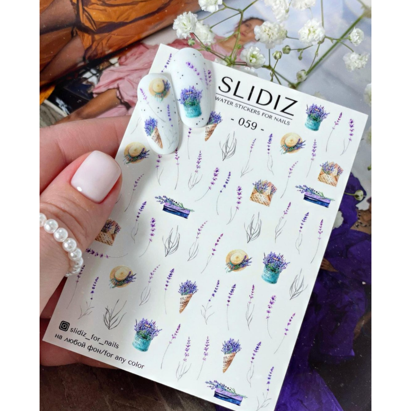 Pegatina al agua Slidiz 059