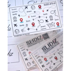 Pegatina al agua Slidiz  P641