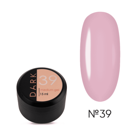 Gel Constructor Medium 39 DARK, Rosa Lechoso, 15ml