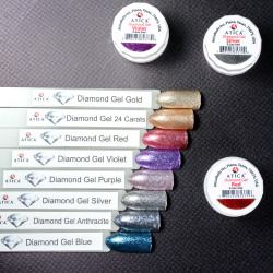 Diamond gel Violet Atica, 5ml