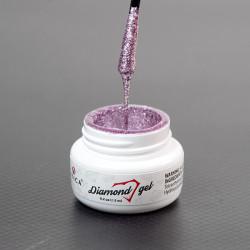 Diamond gel Purple Atica, 5ml