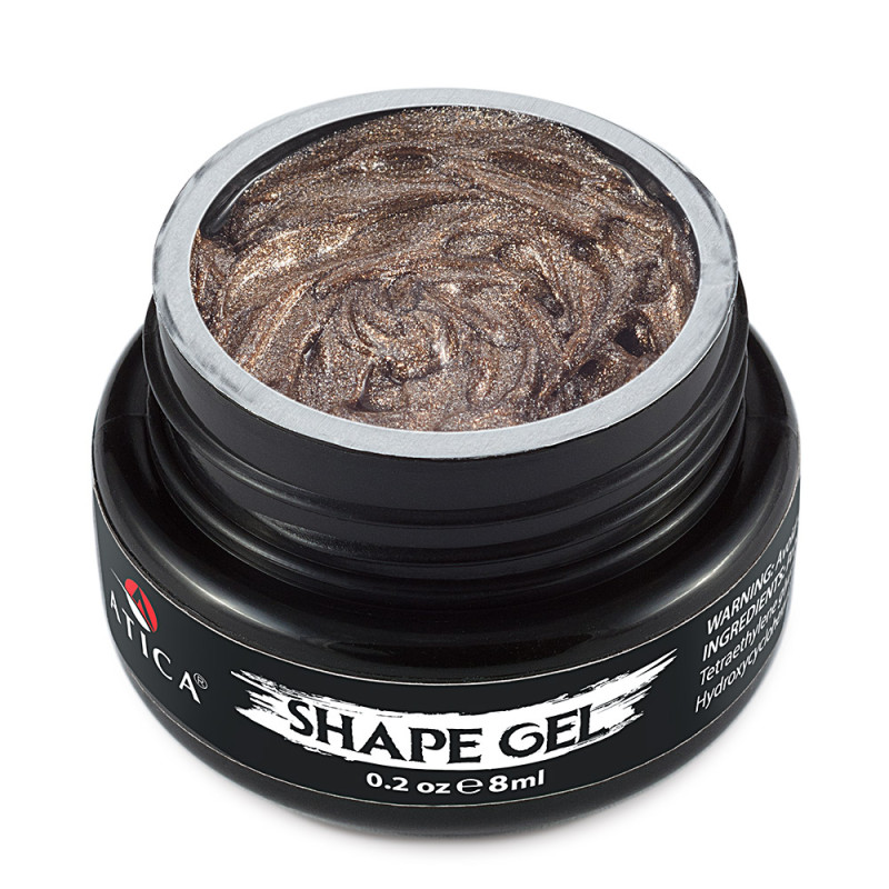 Shape 3D Gel , Gel Pasta 89311,Marrón Brillante, Atica, 8ml