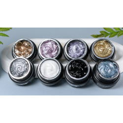 Shape 3D Gel, Gel Pasta 89316, Plata Brillante, Atica, 8ml