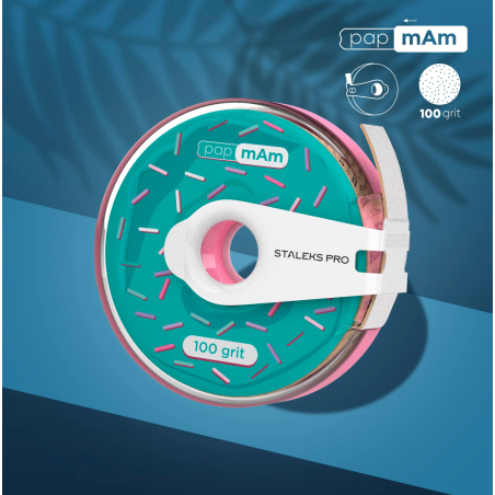 Donut papmAm Lima desechable, Blanco, Grano 100, Staleks