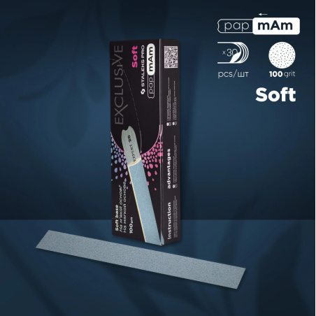 Lima Desechable papmAm  Exclusive 20, grano 100, 30uds., Staleks