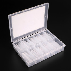 Tips Moldes para Construcción de Uñas Sistema dual Komilfo Reutilizables, Gothic 120uds