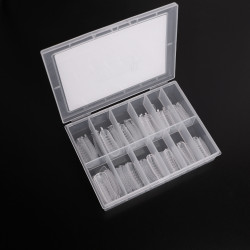 Tips Moldes para Construcción de Uñas Sistema dual Komilfo Reutilizables, Multishape120uds