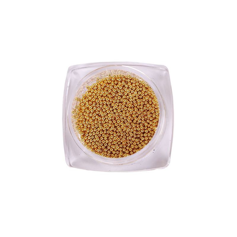 Micro bolitas caviar (metálicas) Komilfo, dorado,1mm., 6gr