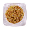 Micro bolitas caviar (metálicas) Komilfo, dorado,1mm., 6gr