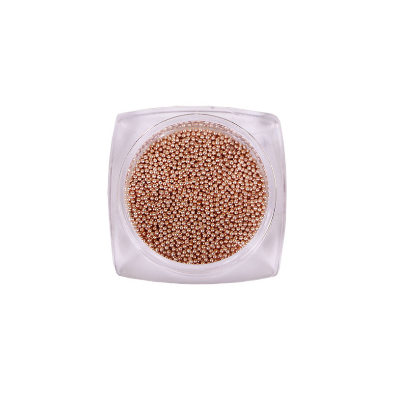 Micro bolitas caviar (metálicas) Komilfo, Oro Rosa, 0,8mm - 6gr