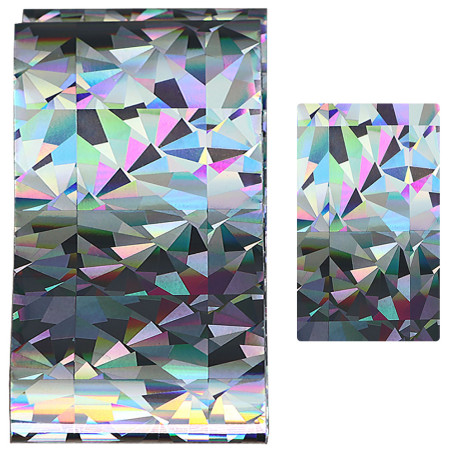 Transfer Foil Plata Holográfico, Komilfo