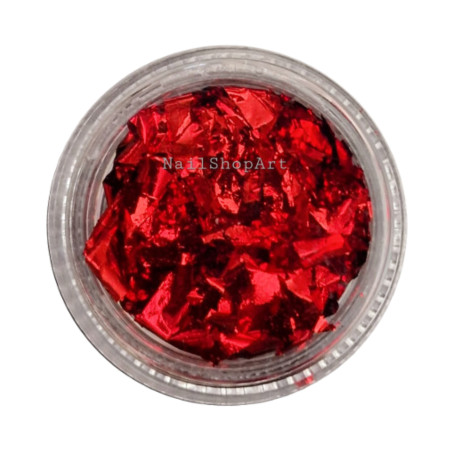 Foil Pan de Color Rojo