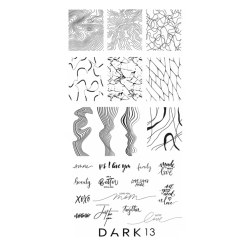 Placa Stamping DARK 13...