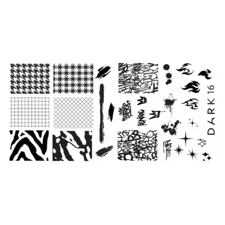 Placa Stamping DARK 16, (Pequeña)