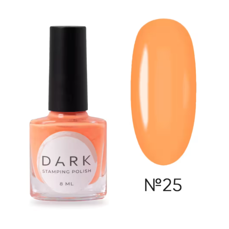 Esmalte Stamping Dark 25, Melocotón neón, 8ml