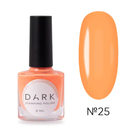 Esmalte Stamping Dark 25, Melocotón neón, 8ml