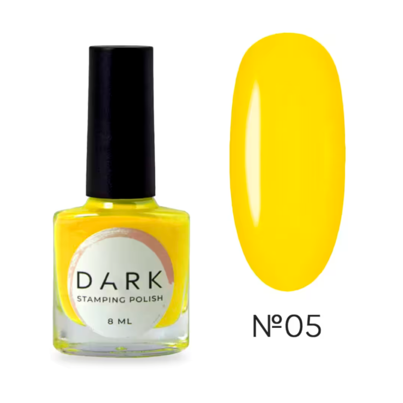 Esmalte Stamping Dark 05, Amarillo, 8ml