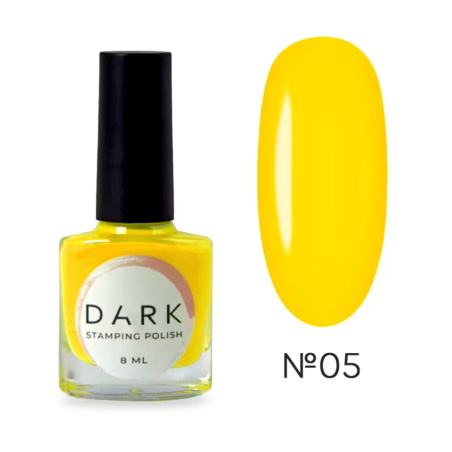Esmalte Stamping Dark 05, Amarillo, 8ml